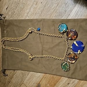 Amber vintage necklace, I think it's Christian Lacroix, not positive